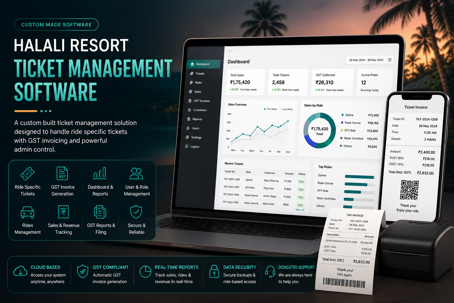 Ticket Management System — Epicwave Technologies project